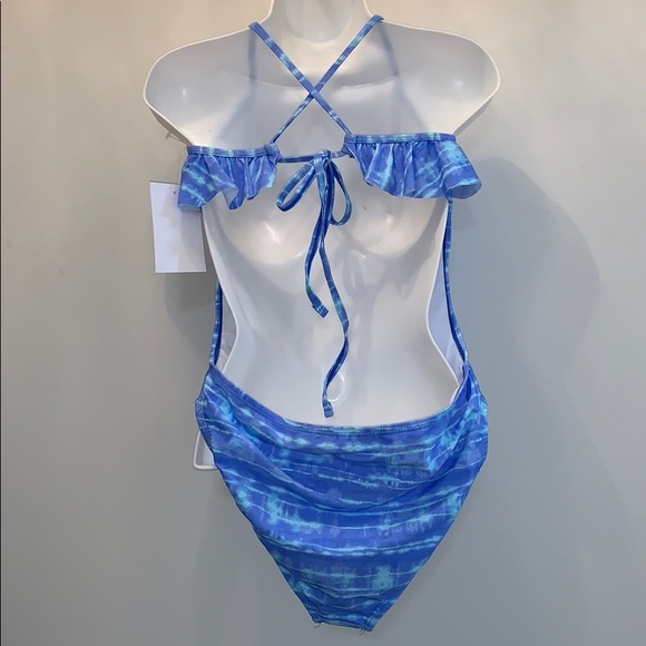 CALIFORNIA SUNSHINE Ruffle 1 pc. Swimsuit - Picture 6 of 10